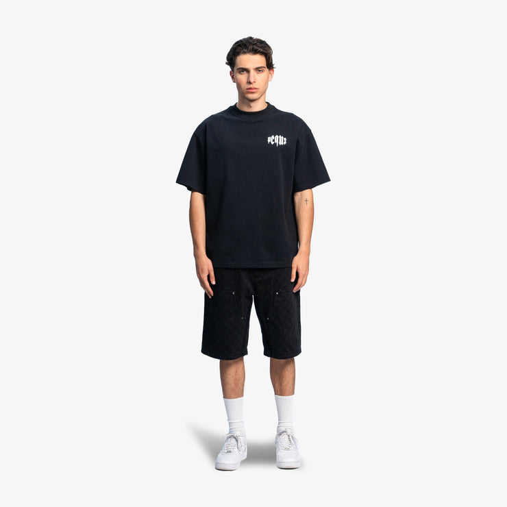 Pequs Mythic Chest Logo T-Shirt Begrenztes Angebot
