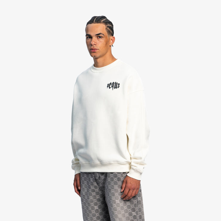 Pequs Mythic Chest Logo Sweater Online Outlet