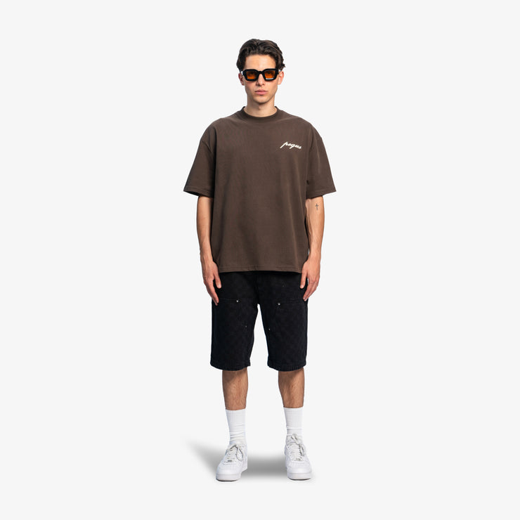 Pequs A Paradise Beach Club Back Logo T-Shirt Bestseller