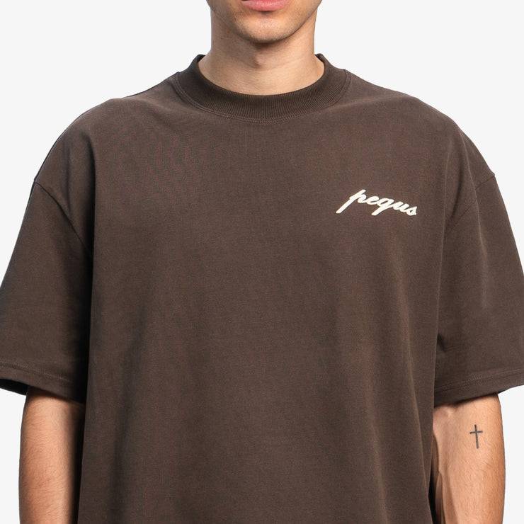 Pequs A Paradise Beach Club Back Logo T-Shirt Bestseller