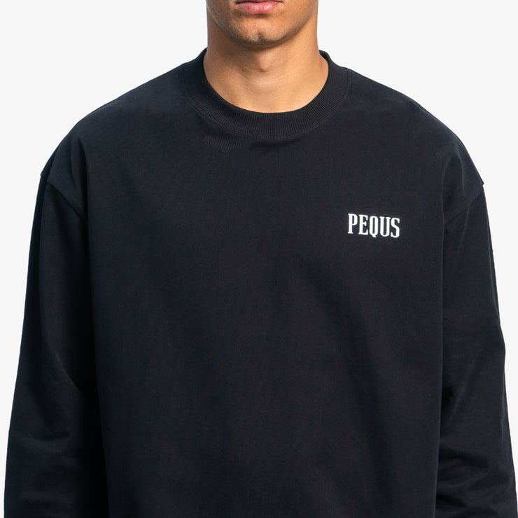 Pequs Back Logo Longsleeve Bis zu 65% Rabatt