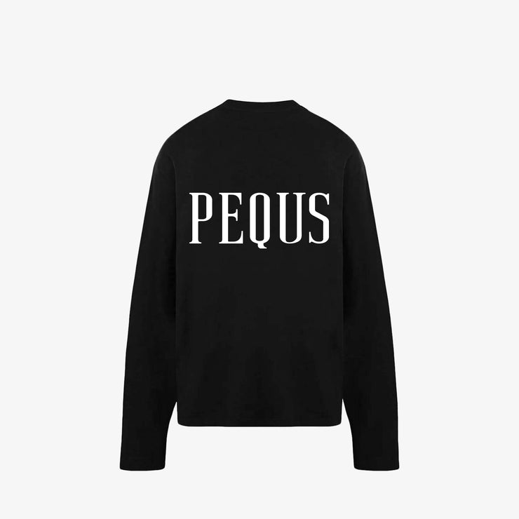 Pequs Back Logo Longsleeve Bis zu 65% Rabatt