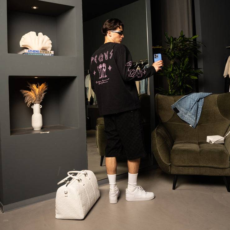 Pequs Skribbled Longsleeve Nur für heute
