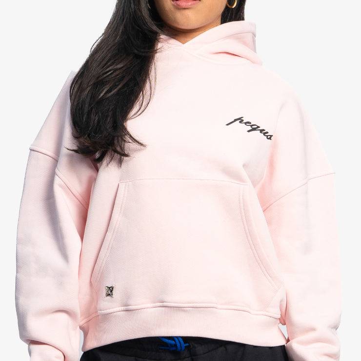 Pequs A Paradise Beach Club Graphic Cropped Hoodie Nur noch ein Tag übrig