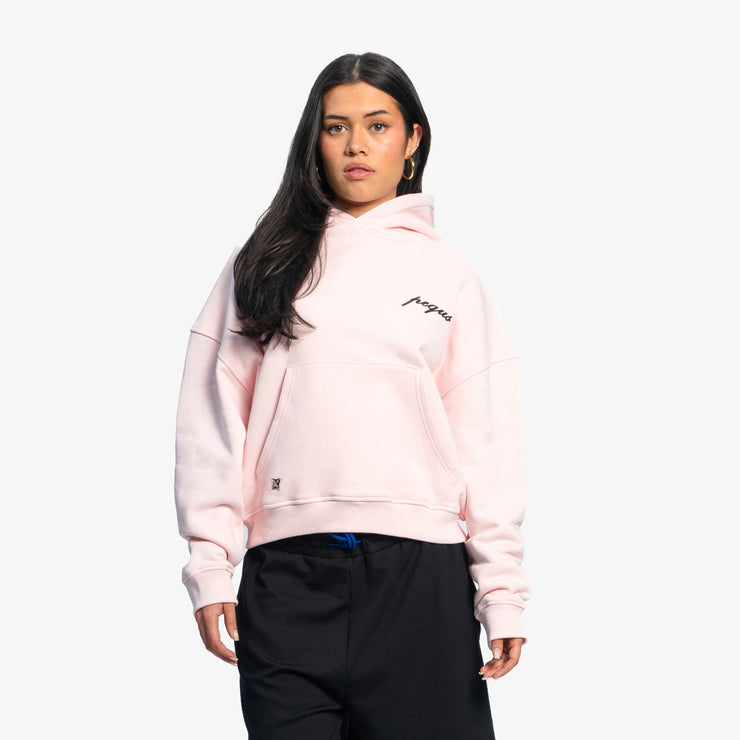 Pequs A Paradise Beach Club Graphic Cropped Hoodie Nur noch ein Tag übrig