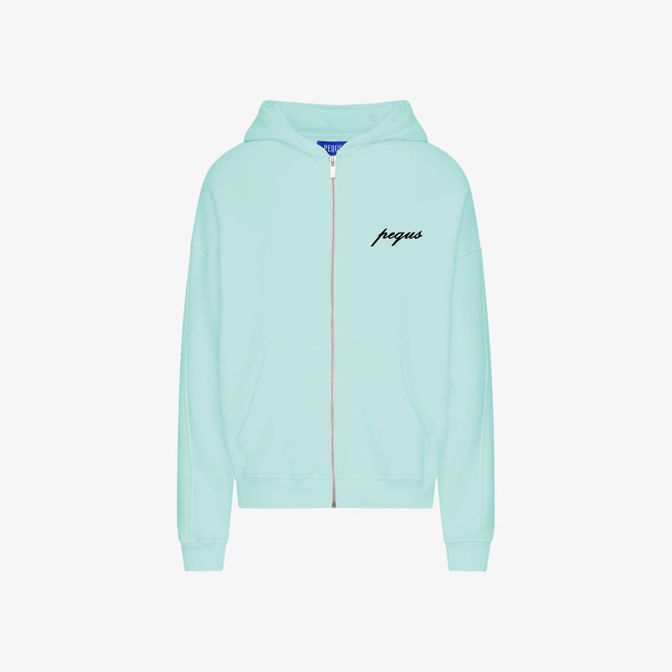 Pequs A Paradise Beach Club Graphic Zip Hoodie Begrenzt auf 3 Tage