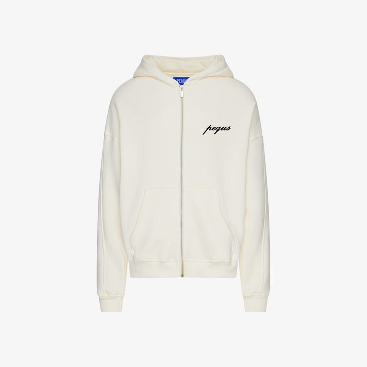Pequs A Paradise Beach Club Graphic Zip Hoodie Speichern exportieren