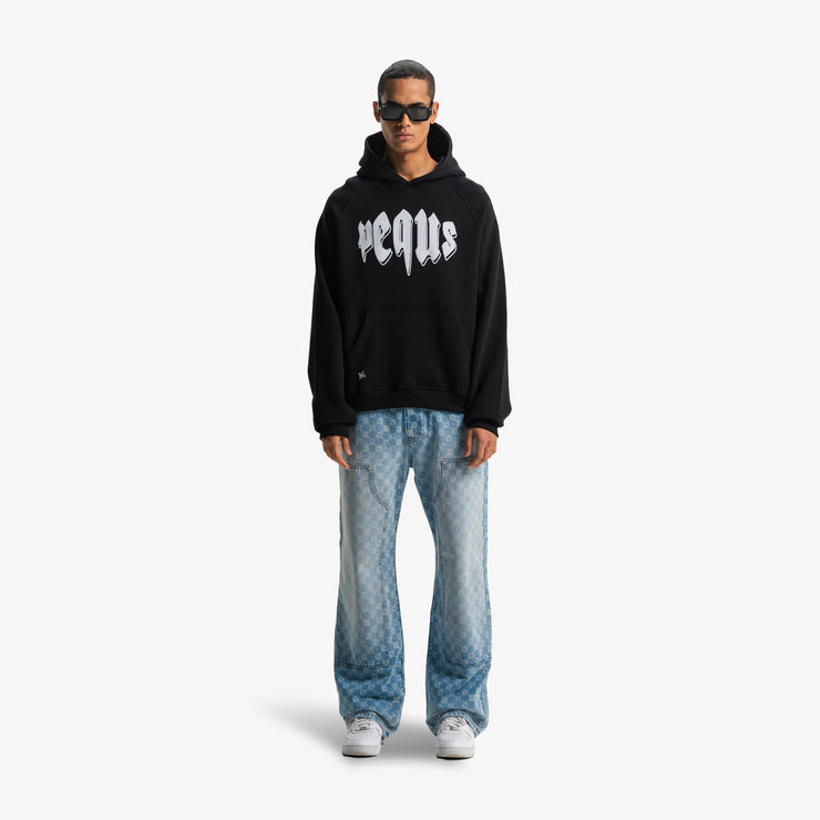 Pequs Outlined Mythic Logo Hoodie Limitierter Zeitrabatt
