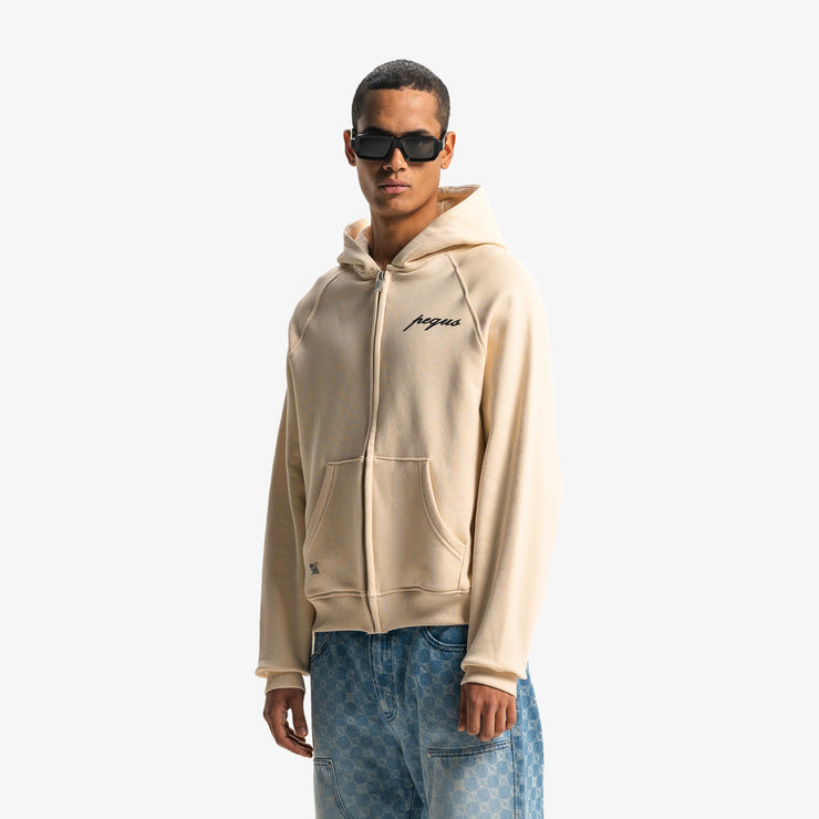 Pequs PEQUS Chest Logo Zip-Hoodie Saisonschlussverkauf