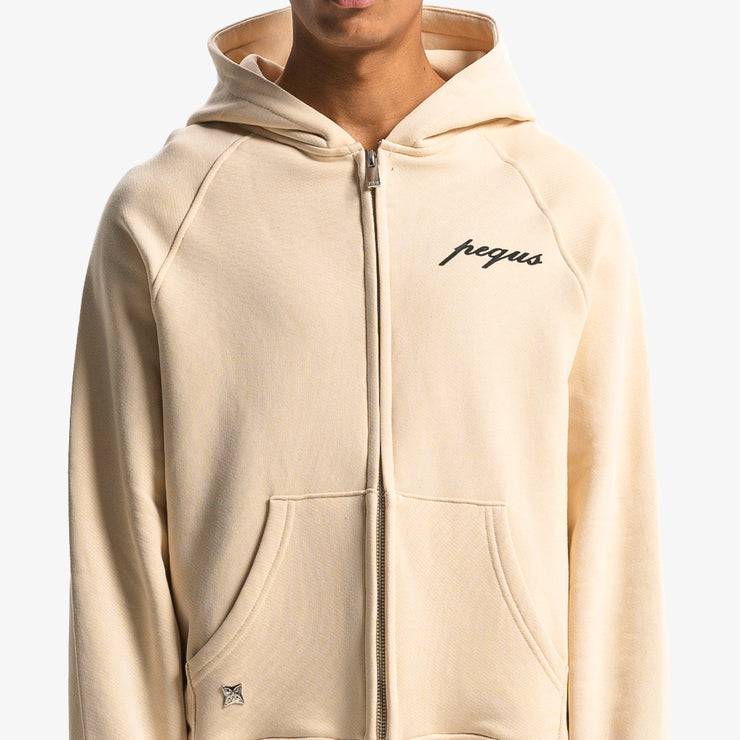Pequs PEQUS Chest Logo Zip-Hoodie Saisonschlussverkauf