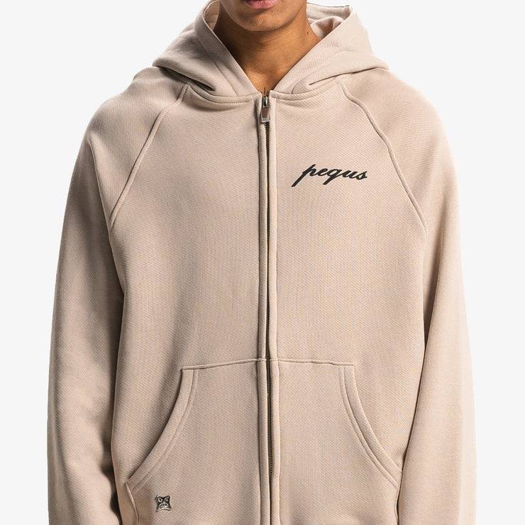 Pequs PEQUS Chest Logo Zip-Hoodie Black Friday