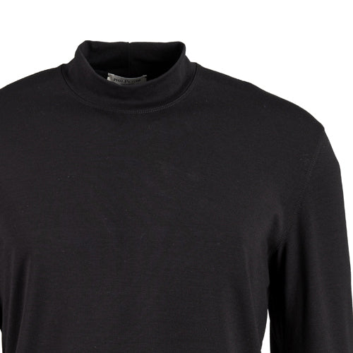Phil Petter Stehkragen-Pullover aus Premium Jersey, langarm Preisnachlass