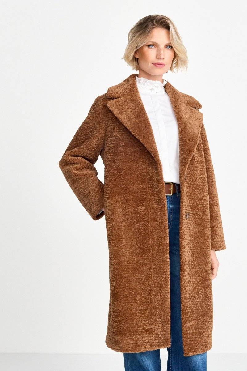 Eich & Royal Teddy-Mantel mit Reverskragen Zeitlich begrenztes Angebot
