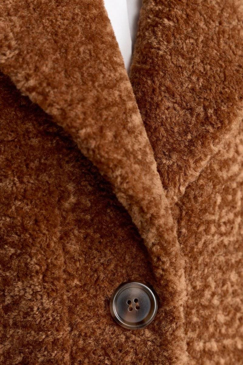 Eich & Royal Teddy-Mantel mit Reverskragen Zeitlich begrenztes Angebot