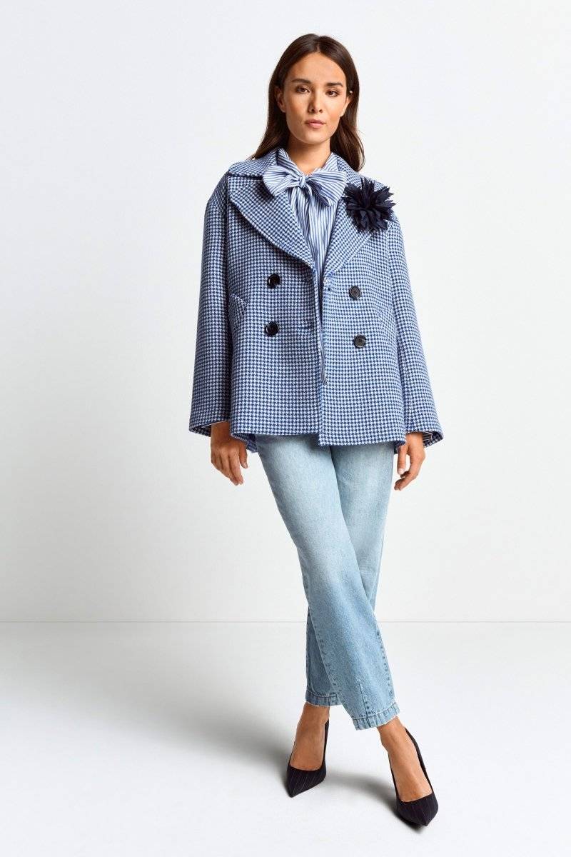 Eich & Royal Jacke mit Hahnentrittmuster Bis zu 55% Rabatt
