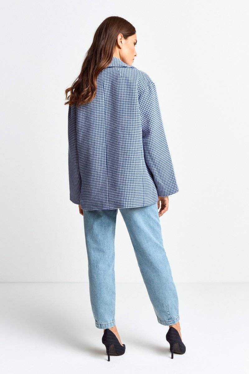 Eich & Royal Jacke mit Hahnentrittmuster Bis zu 55% Rabatt