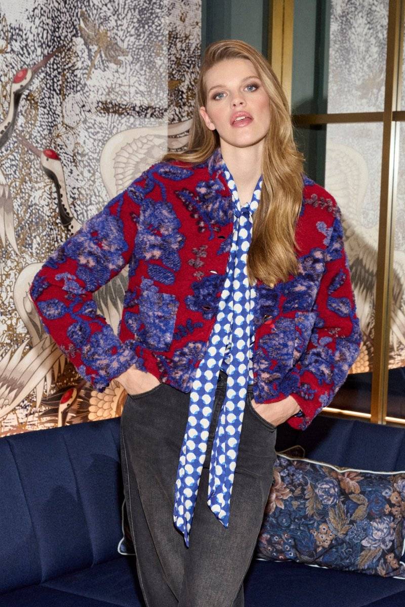 Eich & Royal Jacke mit floralem Muster Rabatte dieses Monats