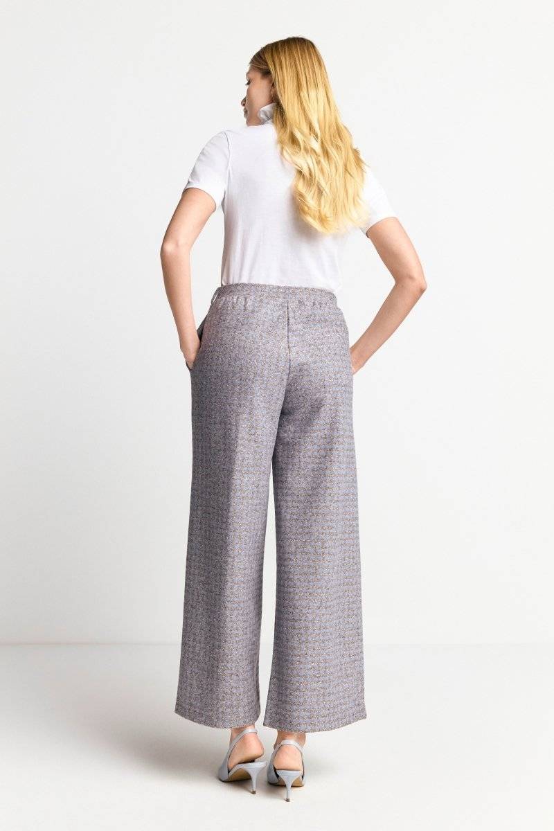 Eich & Royal Karierte Culotte aus Wollmix Exklusivangebot