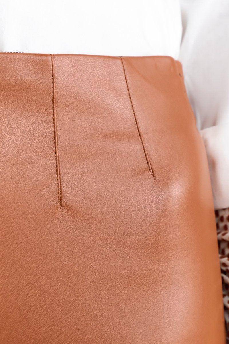 Eich & Royal Knöchellange Kunstleder-Leggings Online Outlet