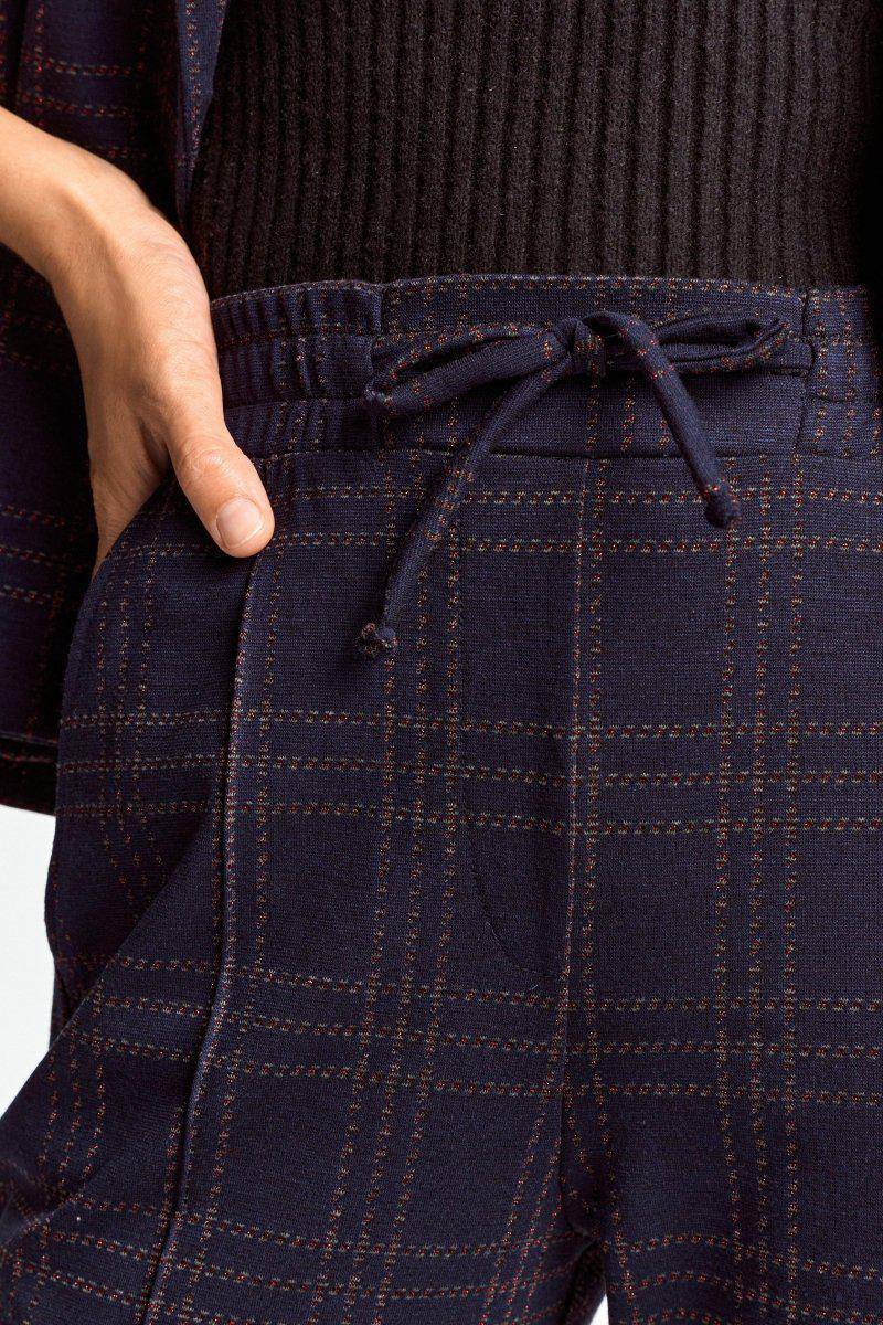 Eich & Royal Stoffhose mit Karomuster und Bügelfalte Blitzangebot