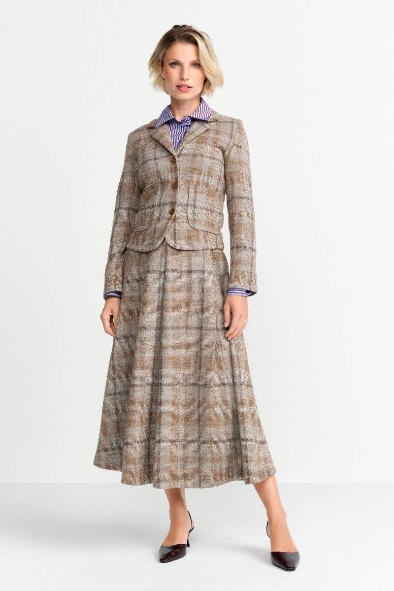 Eich & Royal Taillierter Blazer mit Karomuster 50% Rabatt mit kostenlosem Versand