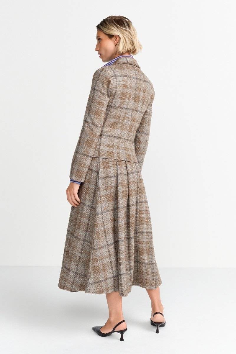Eich & Royal Taillierter Blazer mit Karomuster 50% Rabatt mit kostenlosem Versand