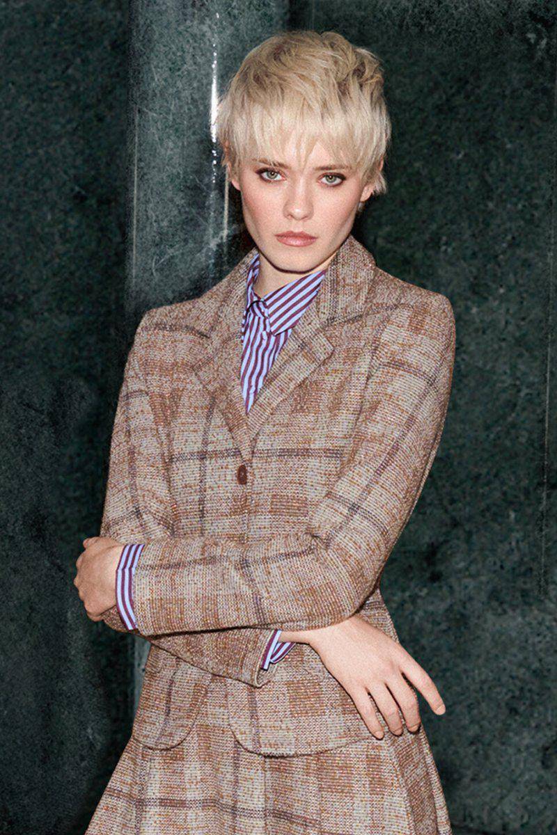 Eich & Royal Taillierter Blazer mit Karomuster 50% Rabatt mit kostenlosem Versand