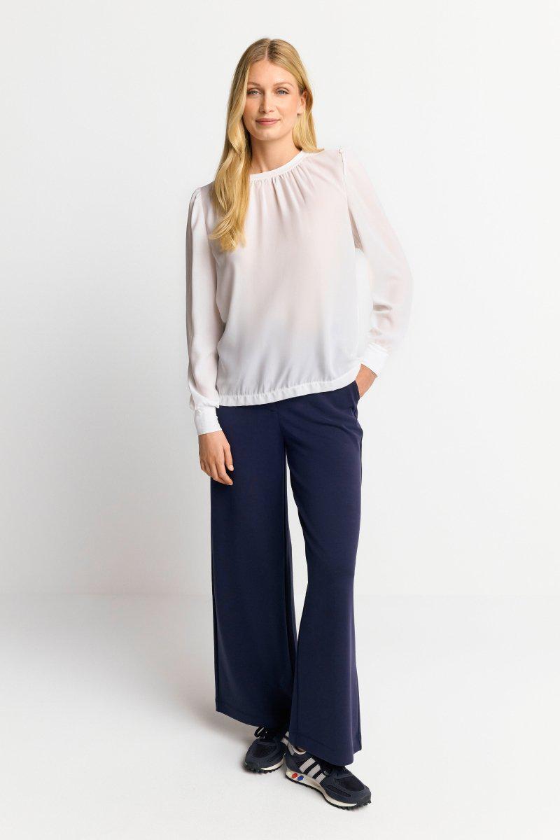 Eich & Royal Chiffonbluse mit Rundhalsausschnitt Flash Sale