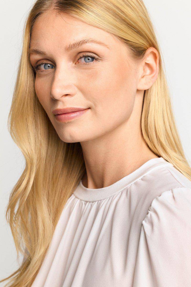Eich & Royal Chiffonbluse mit Rundhalsausschnitt Flash Sale