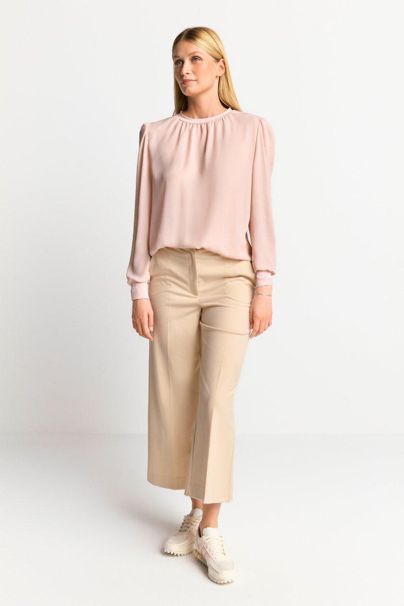 Eich & Royal Chiffonbluse mit Rundhalsausschnitt Flash Sale