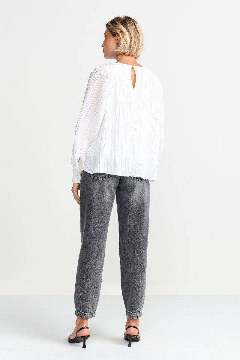 Eich & Royal Ausgestellte Plissee-Bluse Cyber Monday