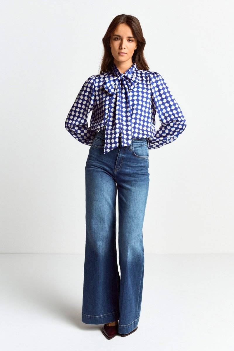 Eich & Royal Schluppenbluse mit Frill-Kragen Jubiläumsangebot