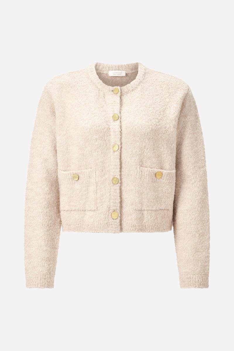 Eich & Royal Cardigan mit goldfarbenen Knöpfen Räumungsverkauf