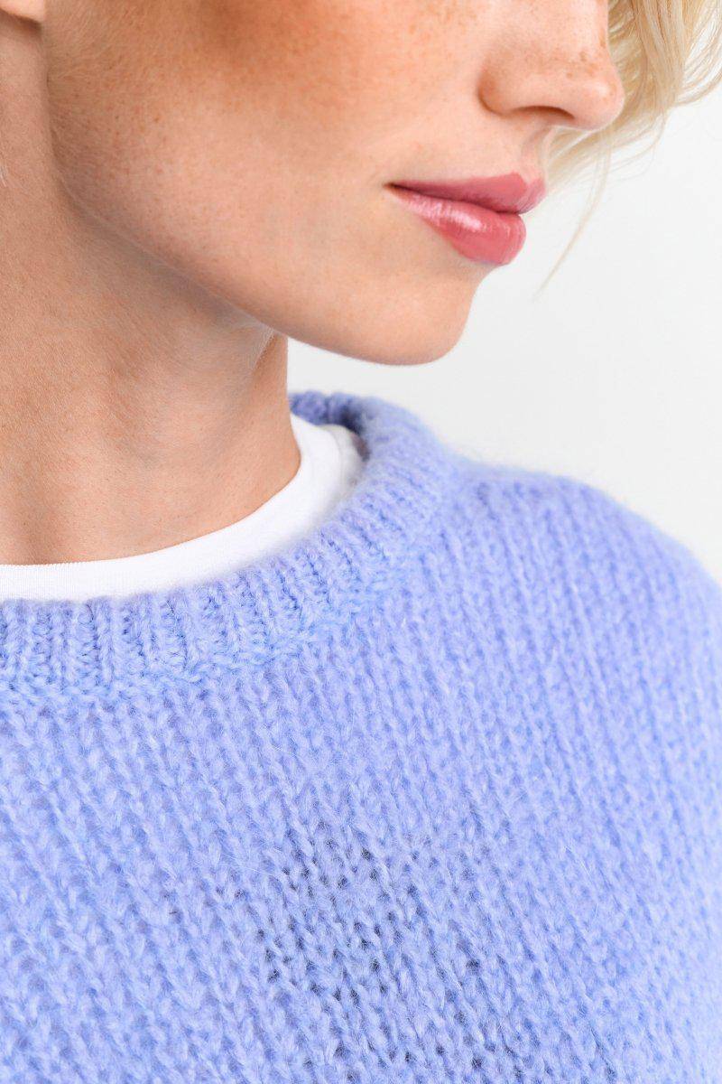 Eich & Royal Grobstrickpullover mit Rundhalsausschnitt Tägliche Deals