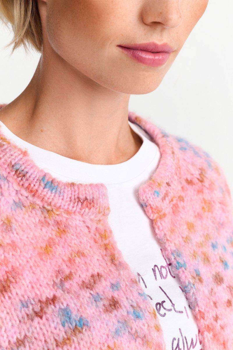 Eich & Royal Cardigan in zartem Pink Tiefpreis
