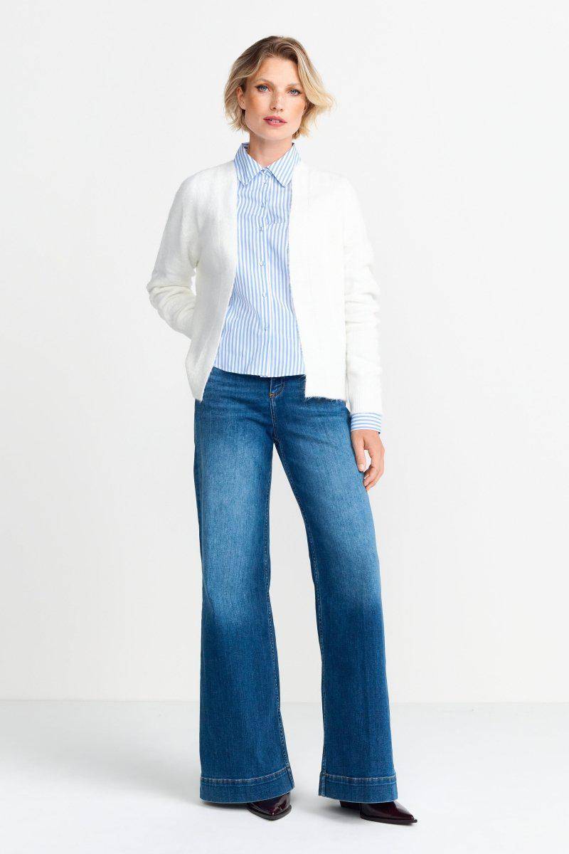 Eich & Royal Cardigan in softem Wollmix Sonderangebot der Fabrik
