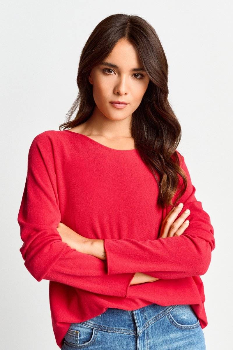 Eich & Royal Pullover mit U-Boot-Ausschnitt Riesige Rabatte