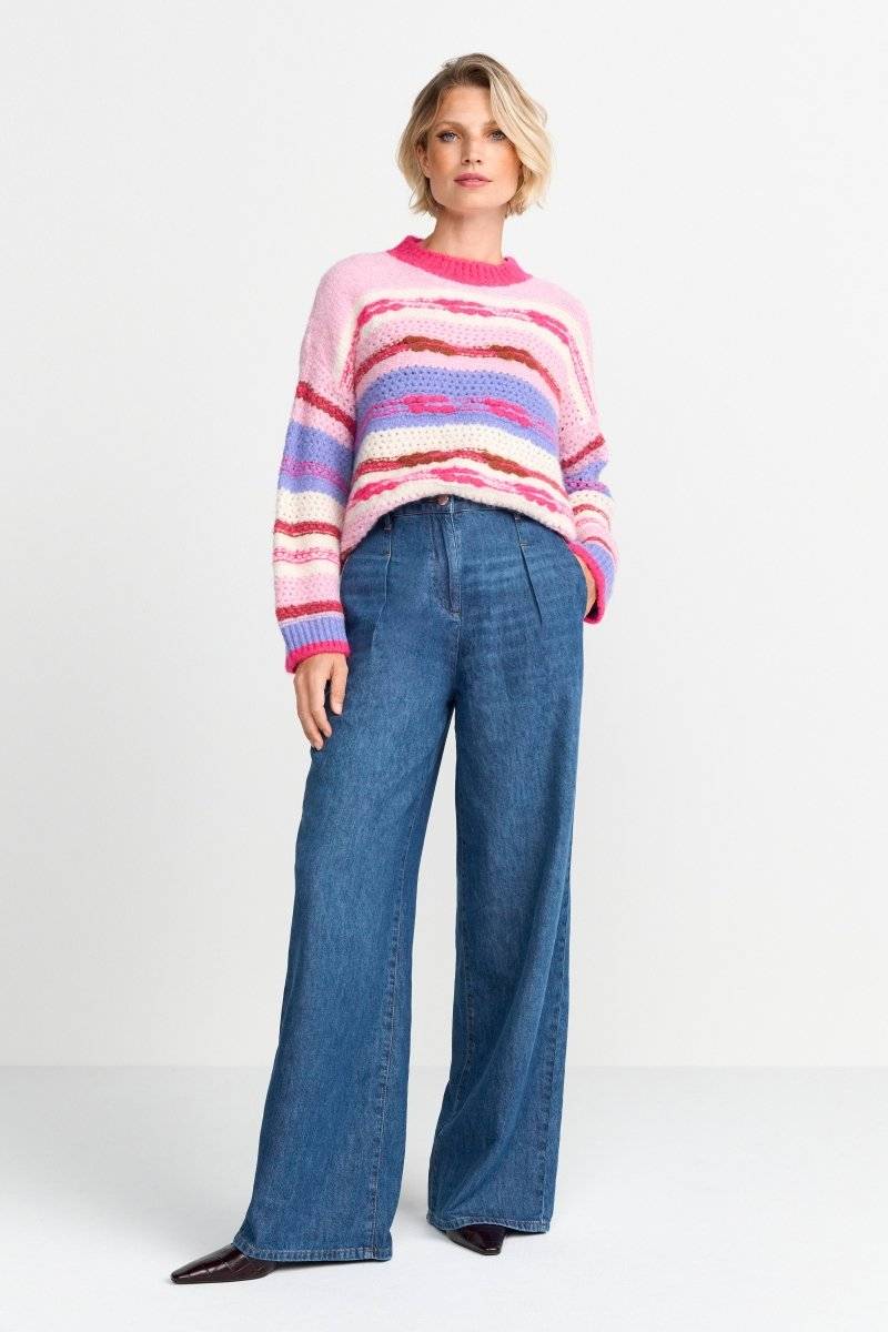 Eich & Royal Pullover in Colour-Blocking-Optik Schlussverkauf