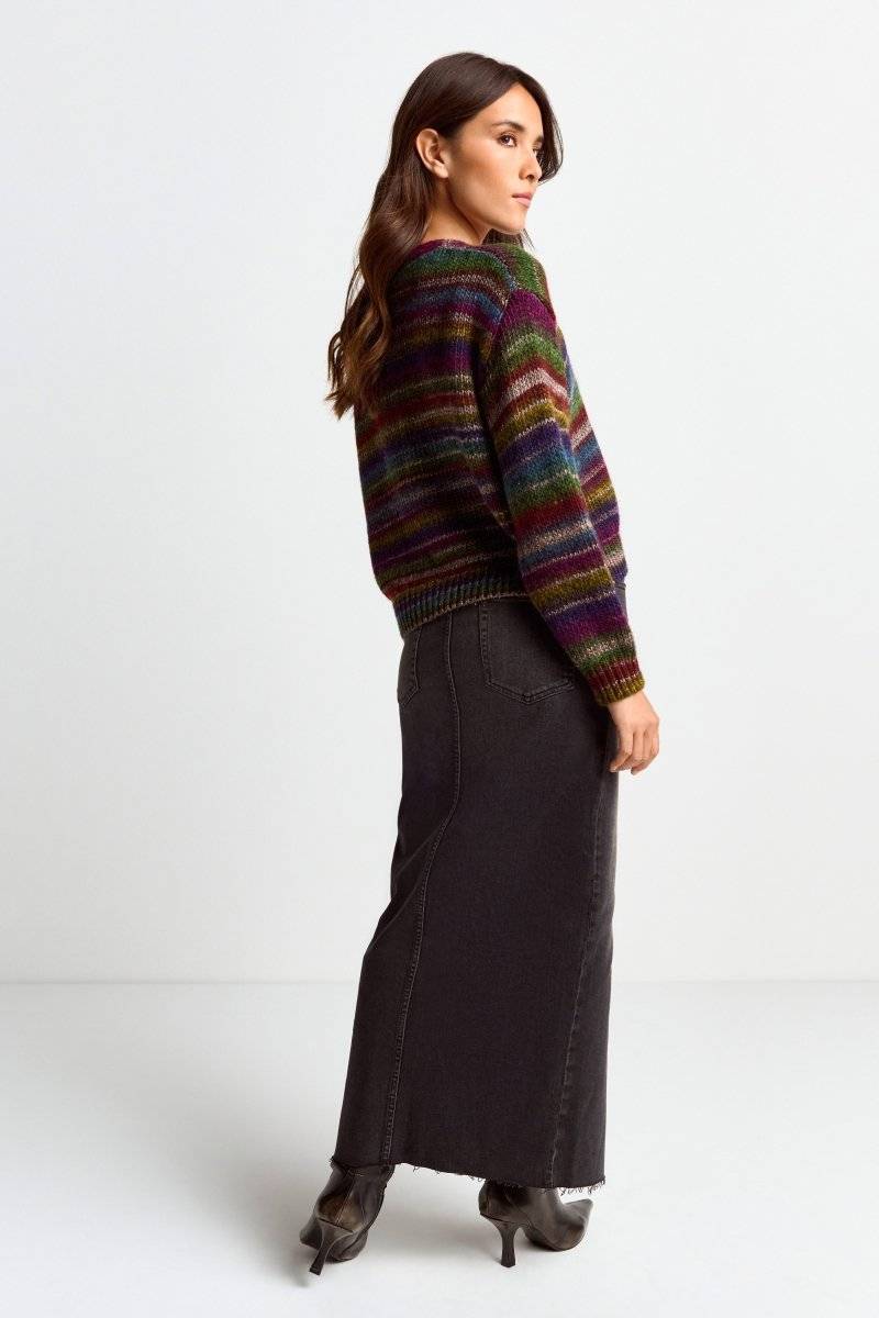 Eich & Royal Cardigan mit bunten Kristallknöpfen Begrenztes Angebot