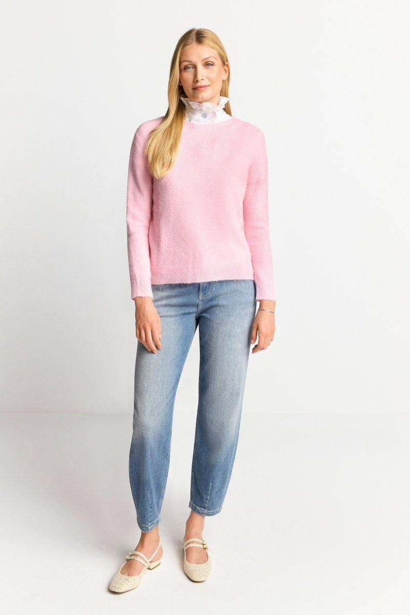 Eich & Royal Strickpullover aus weichem Materialmix Saisonschlussverkauf