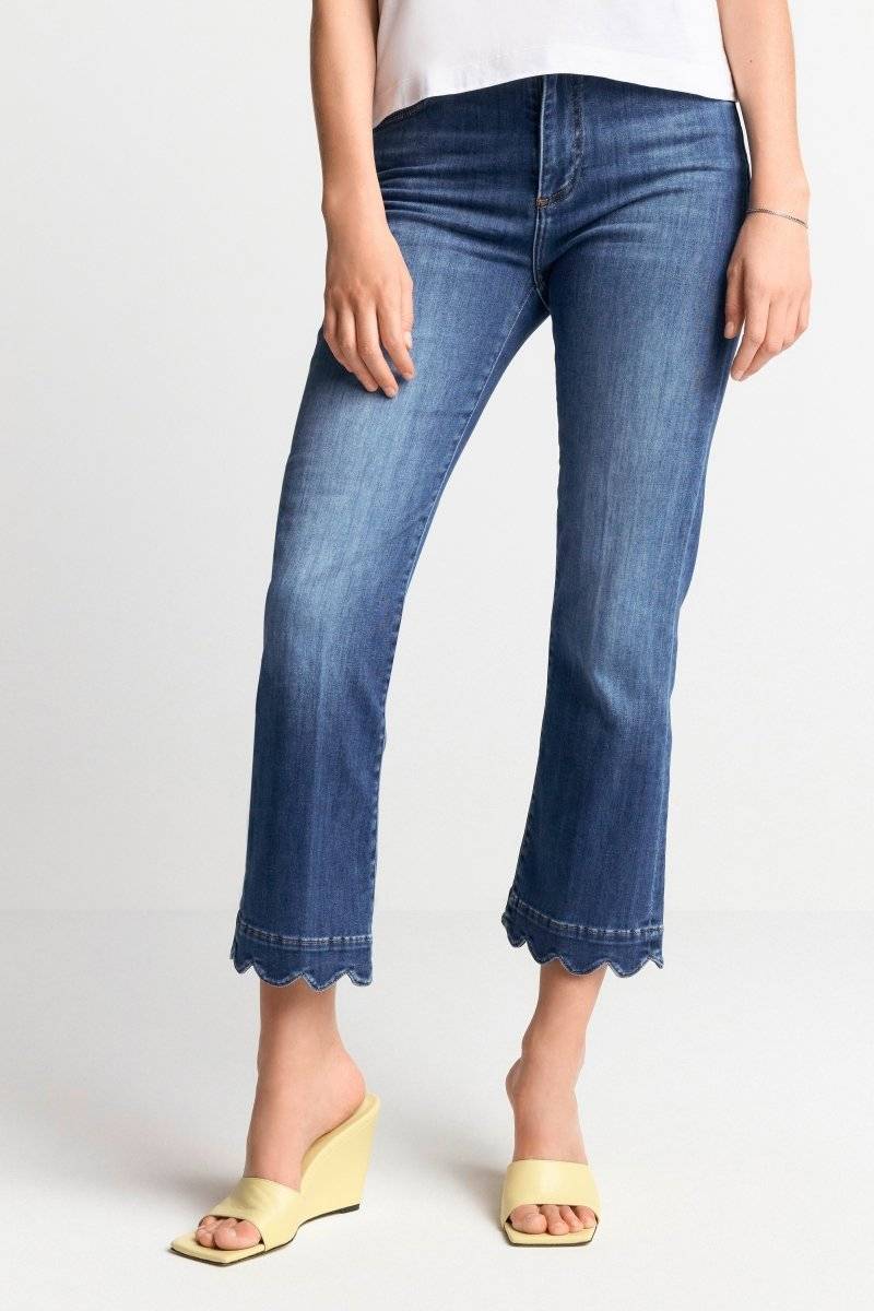 Eich & Royal Denim mit wellenförmigem Saum Bestseller