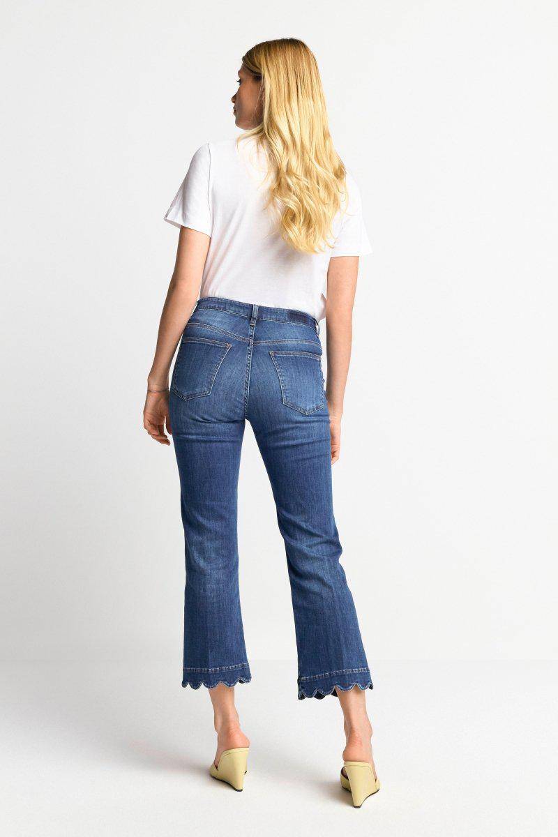 Eich & Royal Denim mit wellenförmigem Saum Bestseller