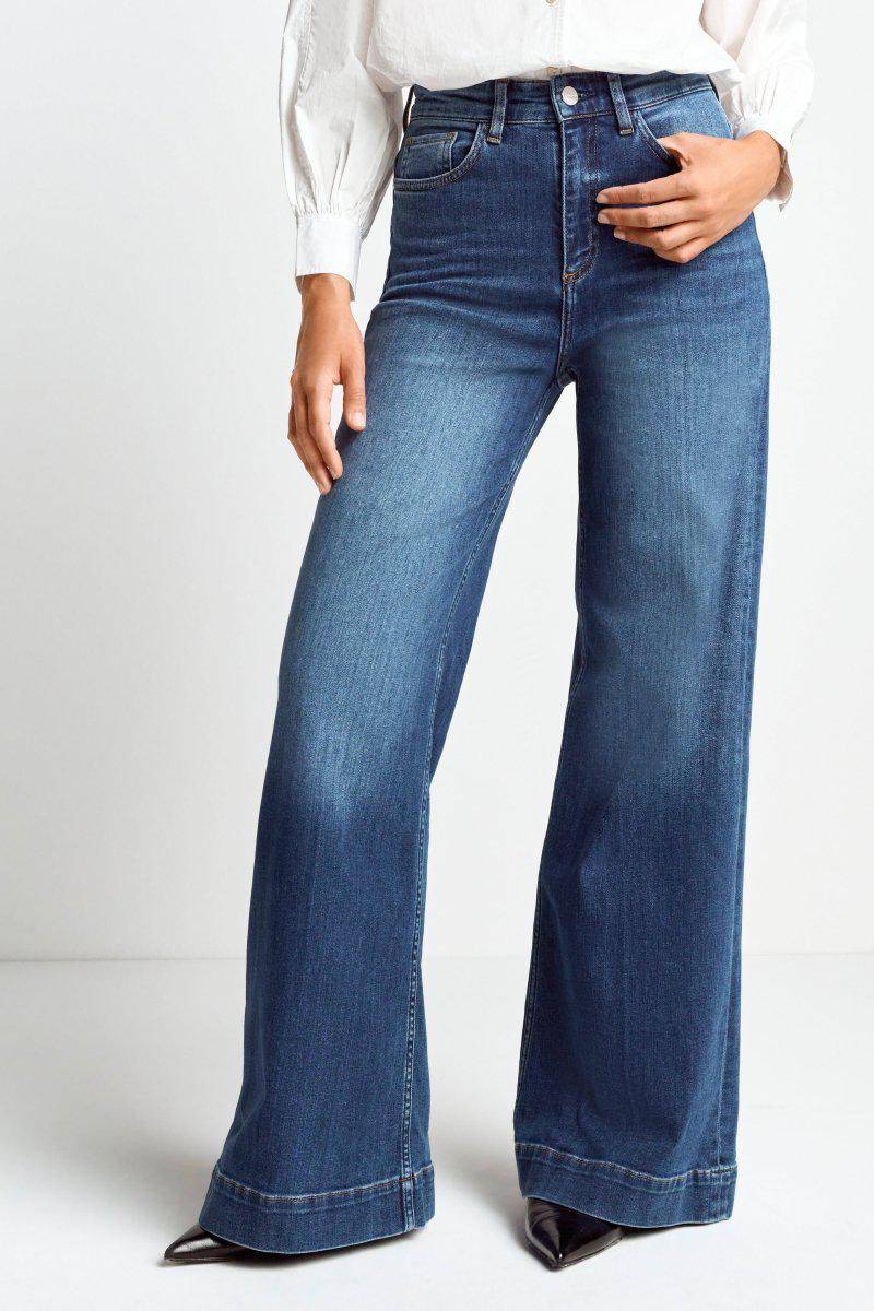 Eich & Royal Wide Leg Denim mit hoher Taille Super Sparpreis