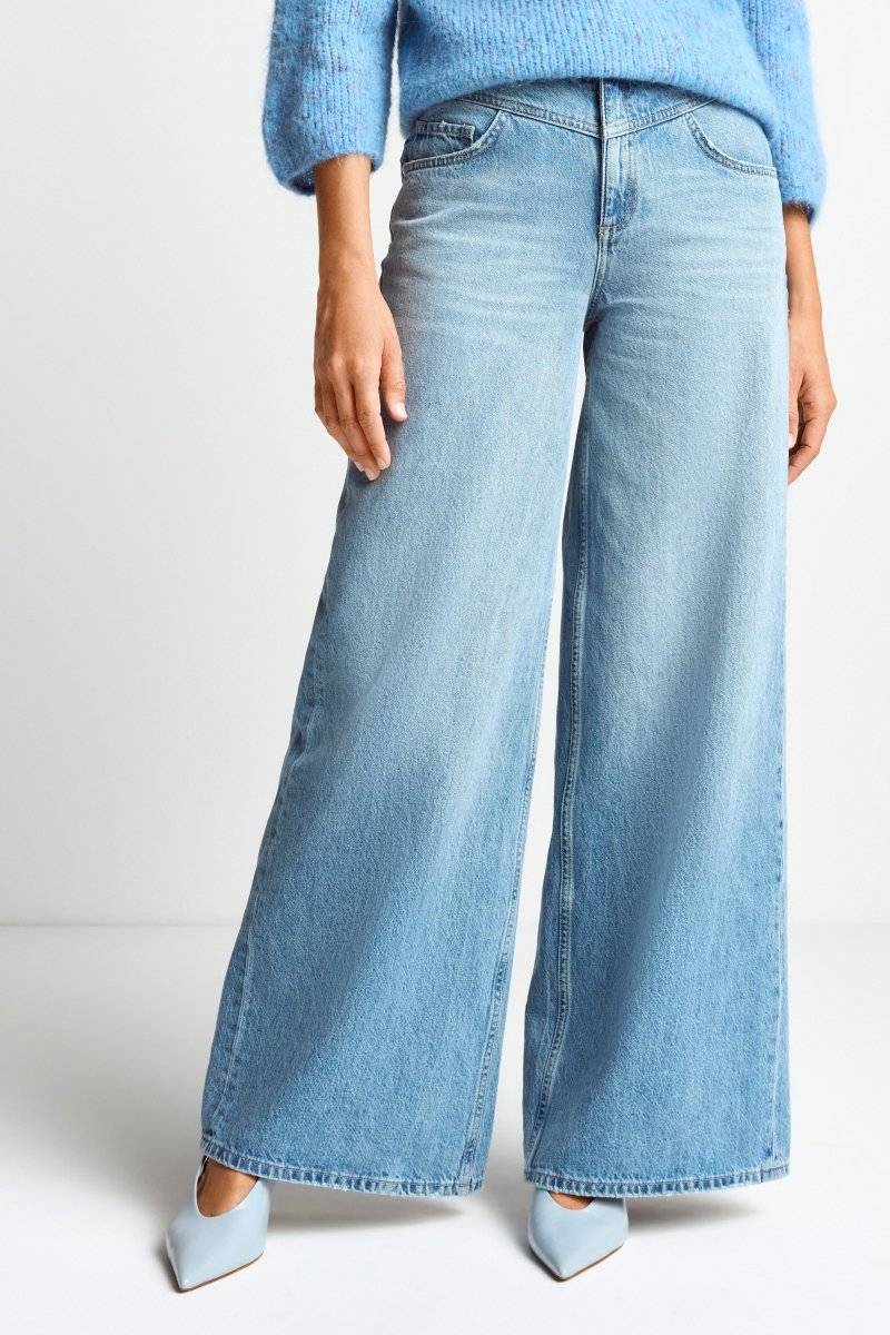 Eich & Royal Wide Leg Denim mit Passe Neueste Stile
