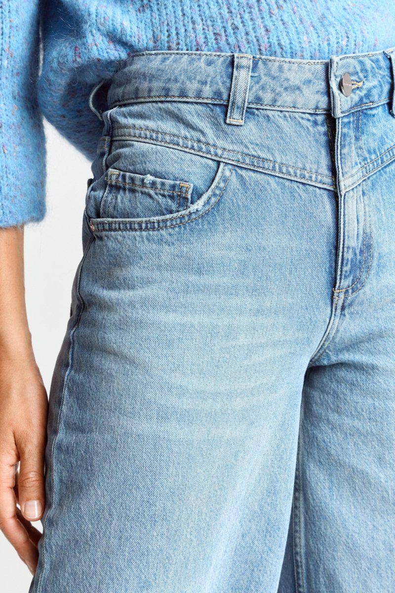 Eich & Royal Wide Leg Denim mit Passe Neueste Stile