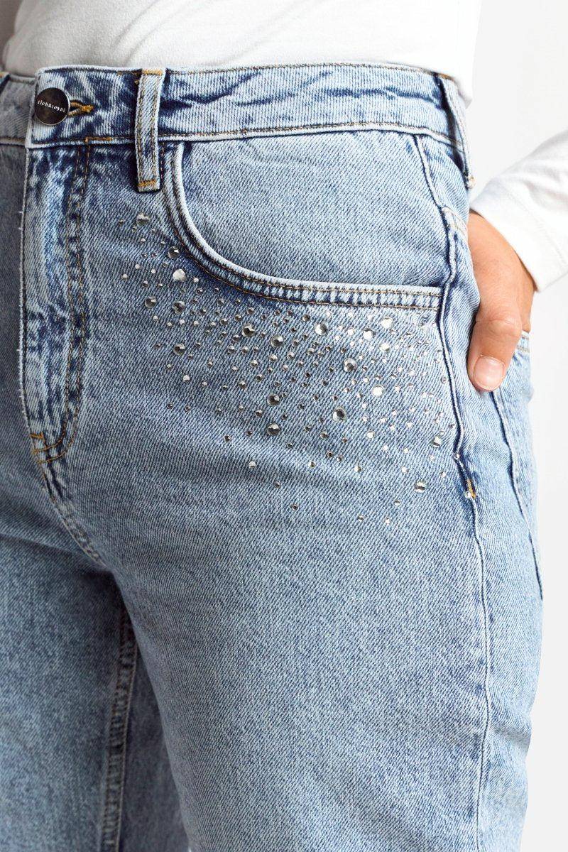 Eich & Royal Denim mit Strassdetails Letzter Tag