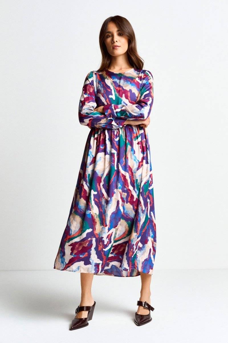Eich & Royal Midikleid mit abstraktem Print Nur noch ein Tag übrig