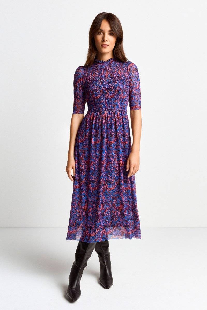 Eich & Royal Meshkleid mit Rüschenkragen Super Rabatt