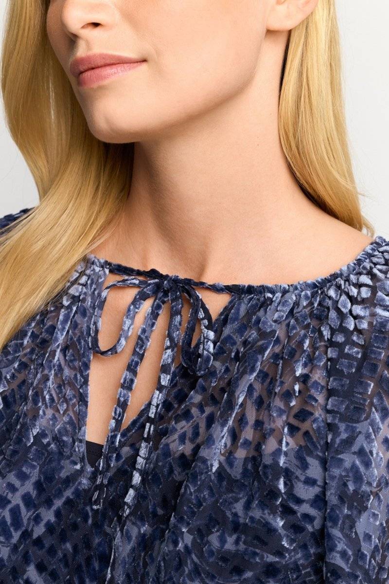 Eich & Royal Mini-Blusenkleid aus Samt Riesige Rabatte