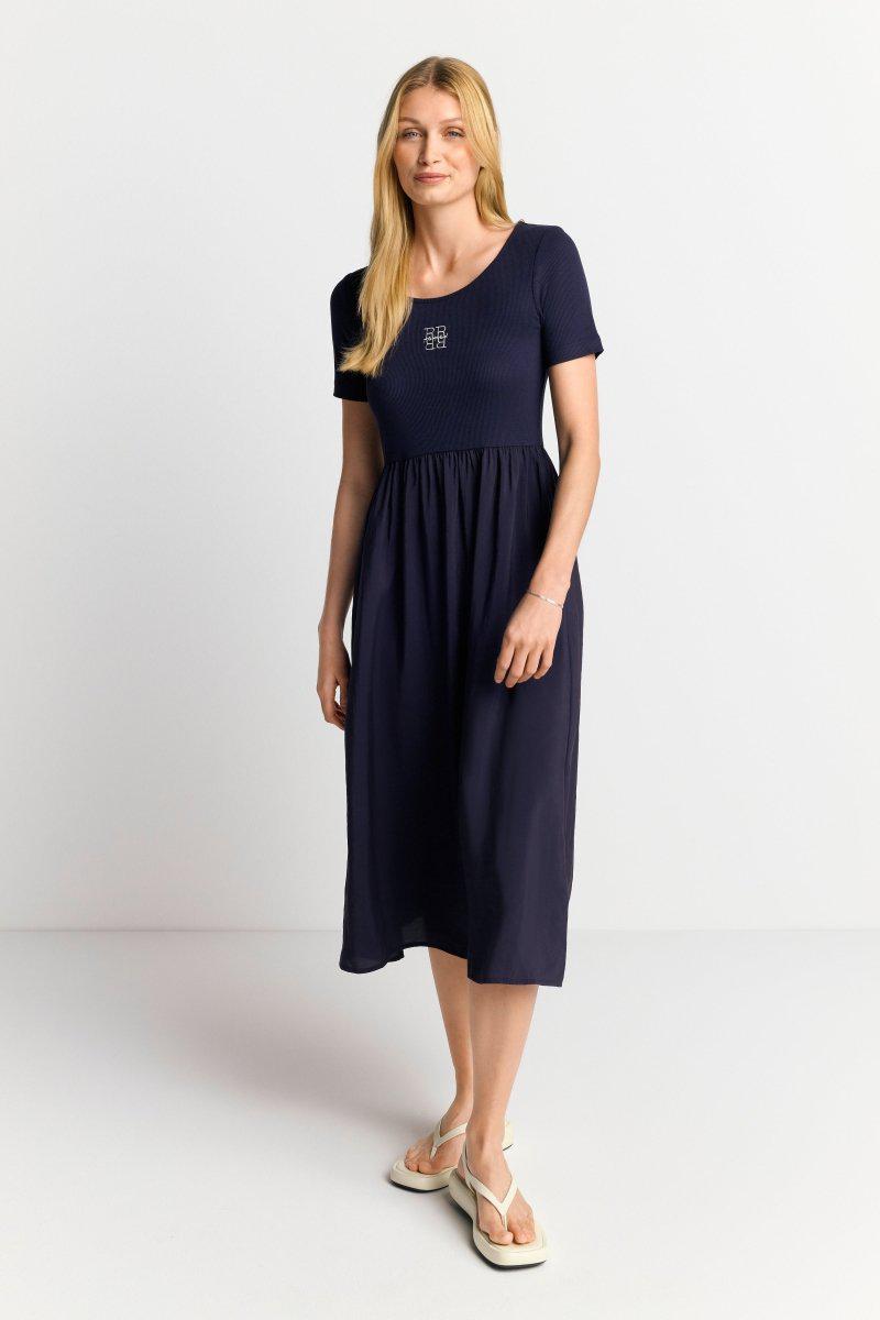 Eich & Royal Midikleid mit Logostickerei Fabrikladen